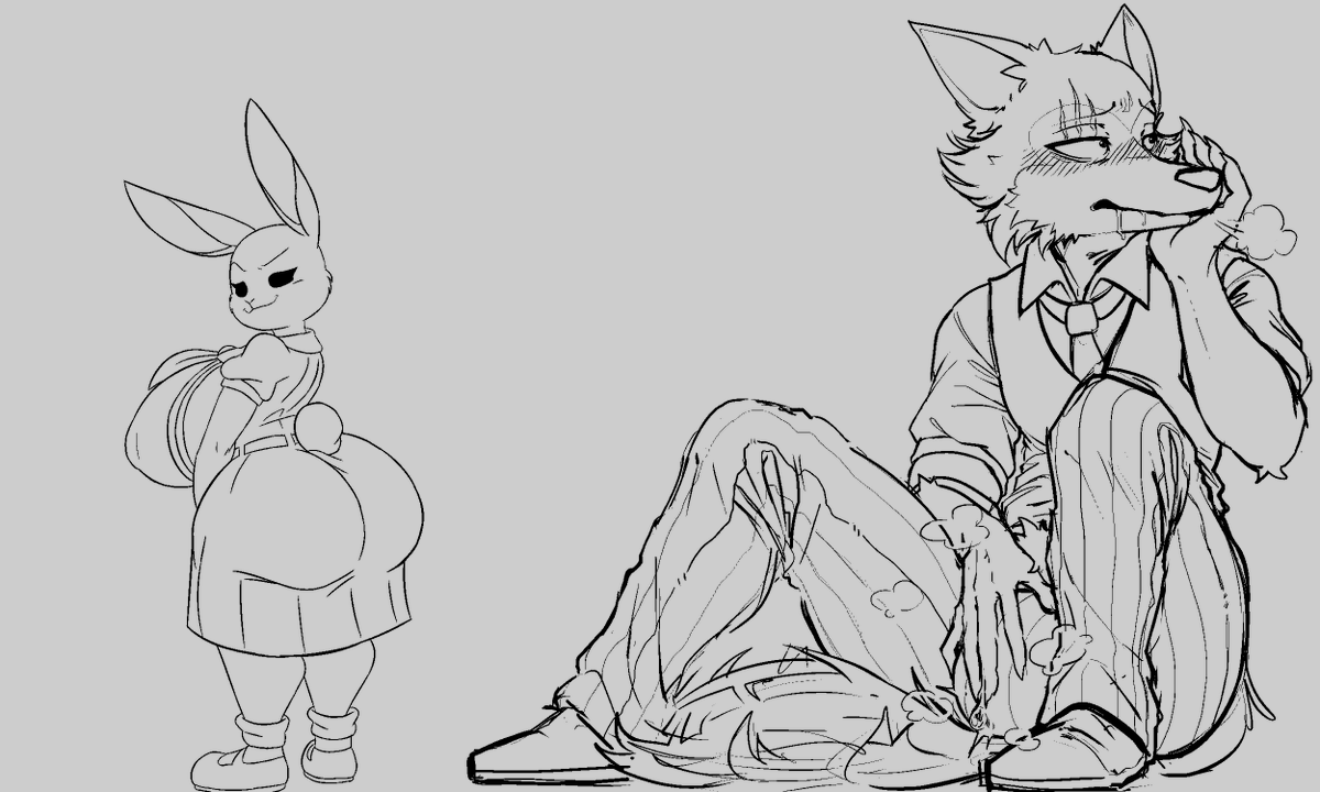 CamimiWitch's tweet photo. Collab com meu amor @MattyDraw2 
Haru foi eu que fiz, Legoshi ela :3 https://t.co/eThhVJsXSc