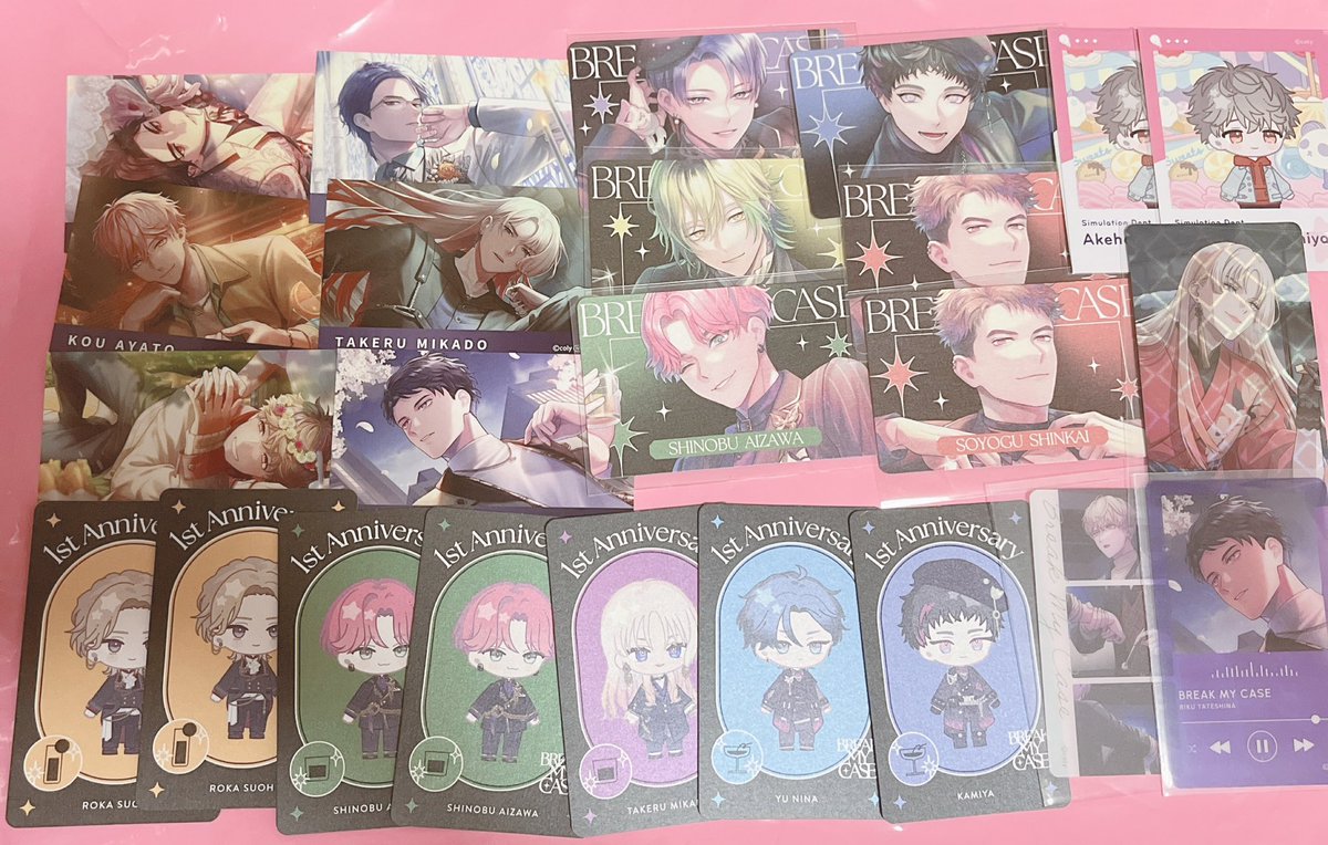 _cherrycream_'s tweet photo. @1
꒰交換/譲渡꒱
ブレイクマイケース ブレマイ アクスタ コースター フォトカ ステッカー

♡譲
画像

♡求
同異種環野 在間 〜定価＋送料 https://t.co/Ko6KqOby0w