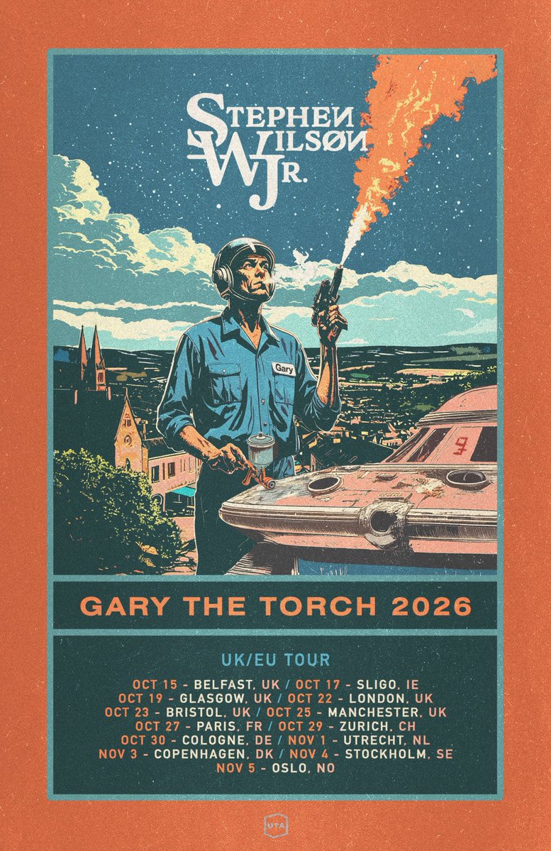 stereoboard's tweet photo. ICYMI // Singer-songwriter Stephen Wilson Jr's (@SWJMusic) Gary The Torch Tour will head across the UK, Ireland and Europe this autumn!

FINAL few tickets are on sale now – don't sleep on it 👉 https://t.co/JQa5LyZbhX https://t.co/2hEacJ1eht