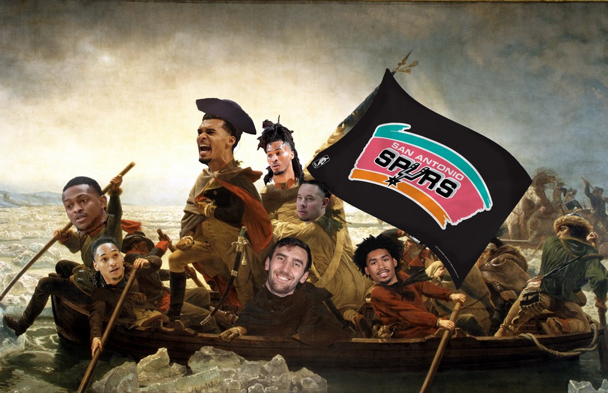 HeyItsNotAdan's tweet image. “Victor Wembanyama crossing the Riverwalk” #GoSpursGo #SanAntonio #Spurs #NBA