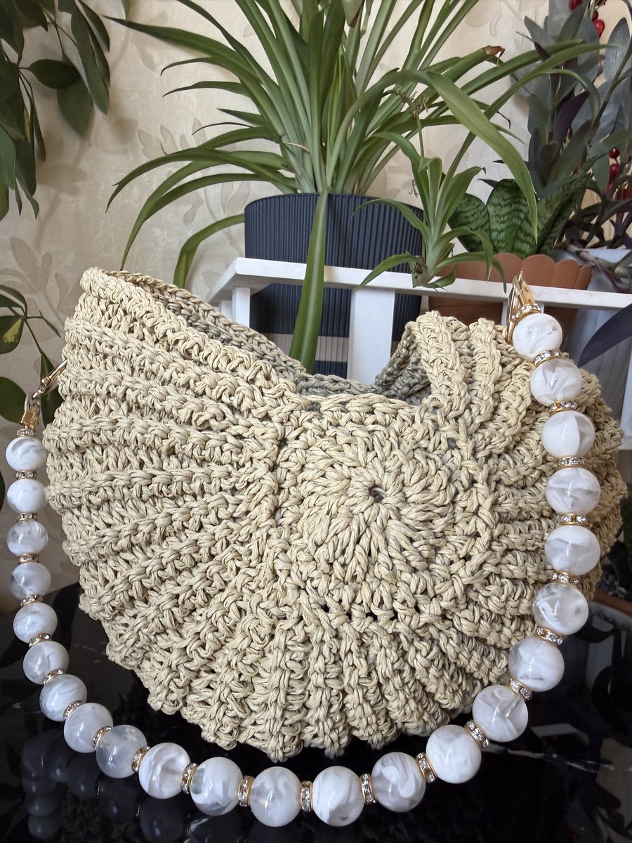ilknolannur's tweet image. Deniz kabuğu çantam 👌👌 #handmade