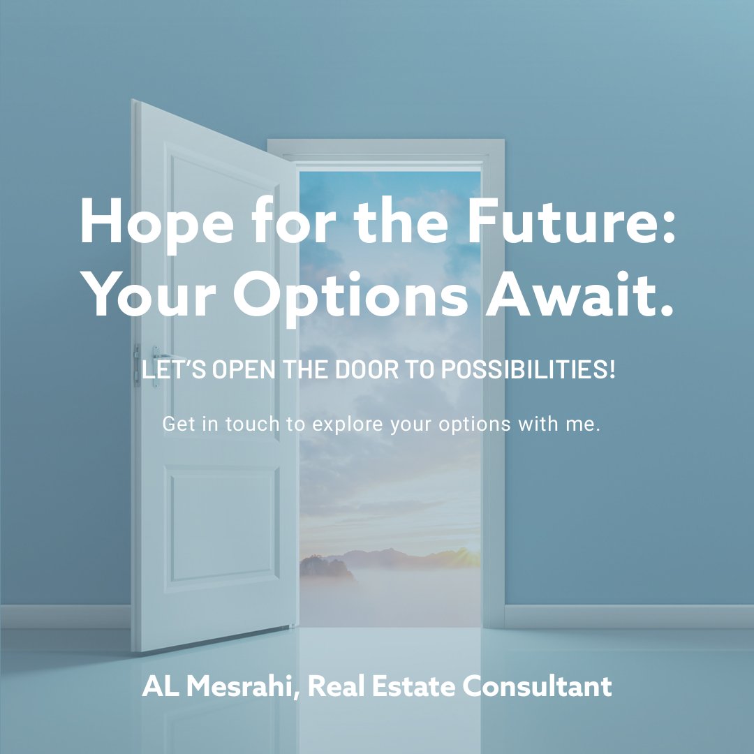 MesrahiSl's tweet image. Having guided countless families through tough times, I understand the importance of accurate guidance.
Let’s ensure your future is bright. Get in touch to explore your options with me.

#realestate #foreclosure #shortsale #homevalues #options #futureisbright