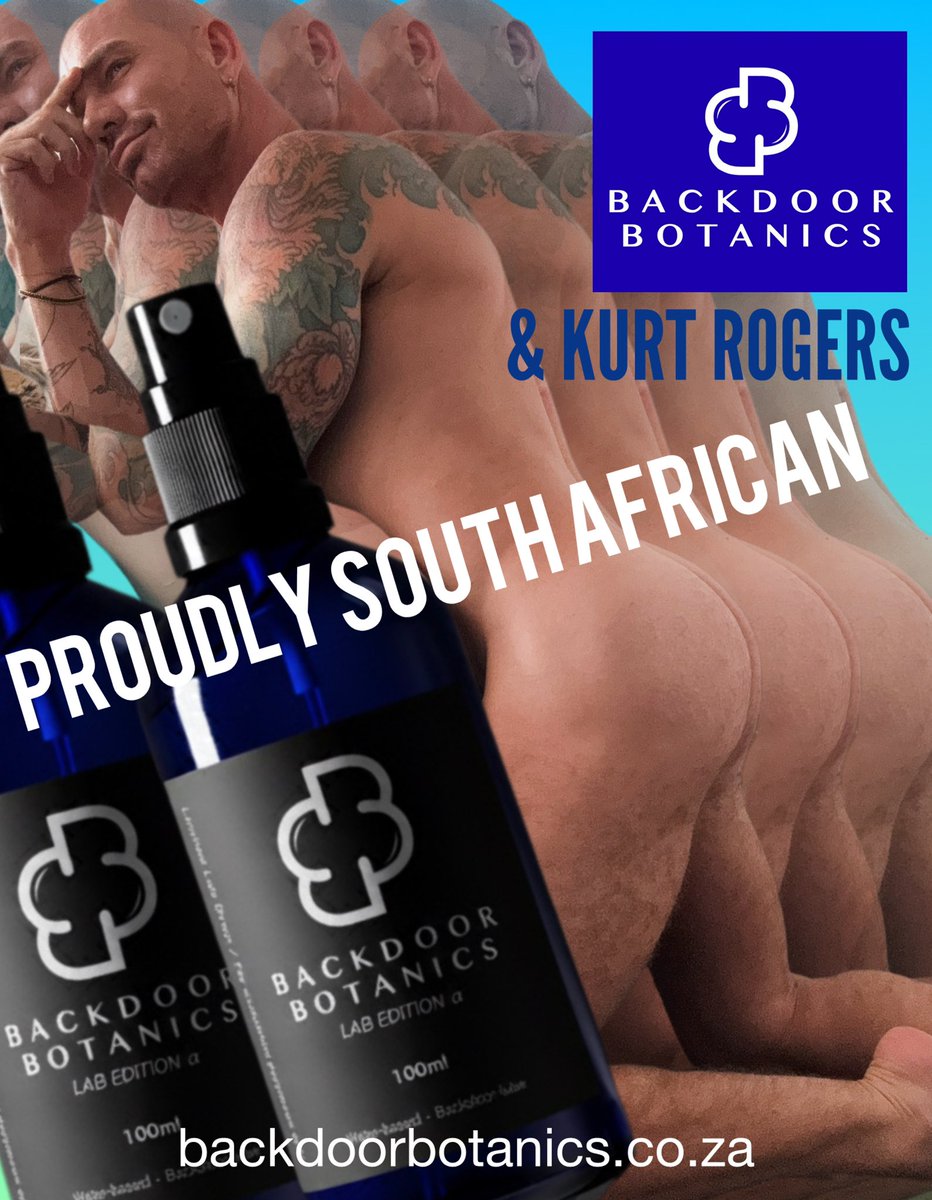 KurtRogers2023's tweet photo. Proudly South African - @DiariesofBB &amp; @KurtRogers2023 
The only regenerative lube / sex serum. 
•Anti-Inflammatory 
• Healing 
• Peptides &amp; Hyaluronic Acid…
My ass has never looked and felt younger ! 😛😈 https://t.co/PEJ6rzH4F1