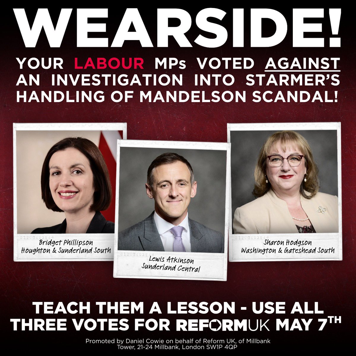 Reform UK Wearside tweet media