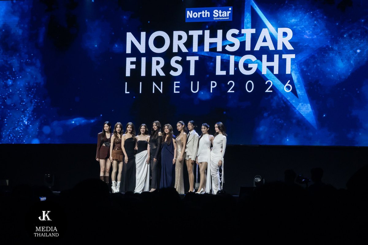 JKmediaTH's tweet photo. North Star Entertainment เปิดตัวไลน์อัปปี 2026 เดินหน้า��ุกตลาดซีรีส์ Girl’s Love ชัดเจน 

3 เรื่องครอบคลุมทุกโทน ตั้งแต่โรแมนติกฟีลกู๊ด (“Beauty and the Bike”), พล็อตซับซ้อน (“Third Person”) ถึงดราม่าเข้ม (“Lunar Secret”)
#NorthStarLineUp2026 #NorthStarEntertainment https://t.co/y5Wod10ilQ