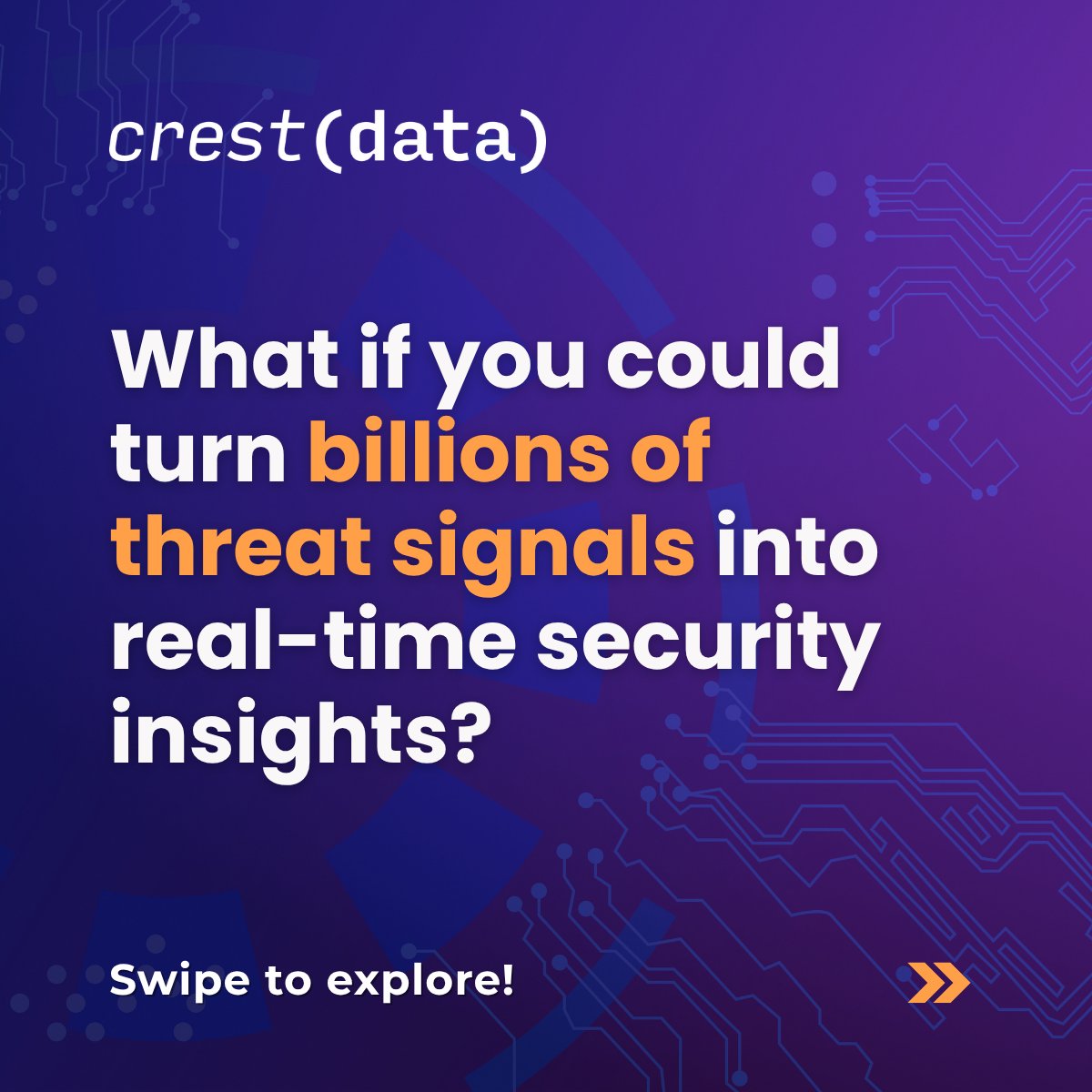crestdata_ai's tweet photo. Enhancing Real-Time Security with Billion-Scale Threat Intelligence
See how Crest Data turns massive threat data into real-time detection, deeper visibility, and faster response. 

Read the full case study: https://t.co/P2qHgqC33v
 
#CyberSecurity #ThreatIntelligence #CrestData https://t.co/1W9YI0DCoQ