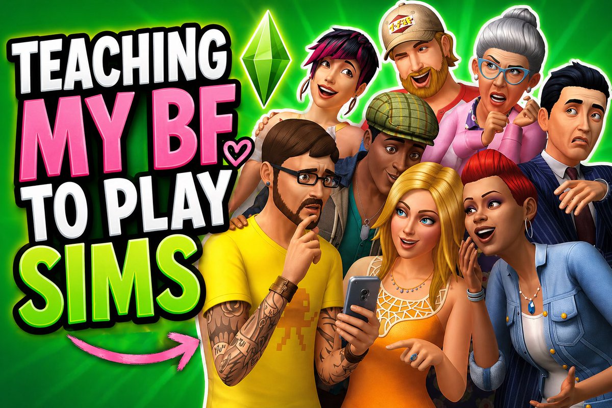 SCDMGamer's tweet photo. New video on my YouTube channel go and check it out and don’t forget to like and subscribe #newvideo #thesims4 #boyfriendplayingsims4 #like #subscribe https://t.co/jRfXZhEweD