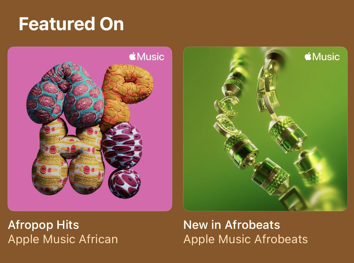 BellaAlubo's tweet photo. Much love 🧡 @AppleMusic 

https://t.co/q2H5QX1R7R https://t.co/DxlWodC6xt