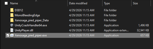 TheOneFrye's tweet photo. Pied piper is finally out on Steam. Funnily enough it's made in Unity which means an English translation should be trivial since the data is mostly contained in the Addressables folder.. Maybe 'file_assets_all' bundle is where the original text data is stored? Happy hunting! ❤ https://t.co/e8FbCcT0UG