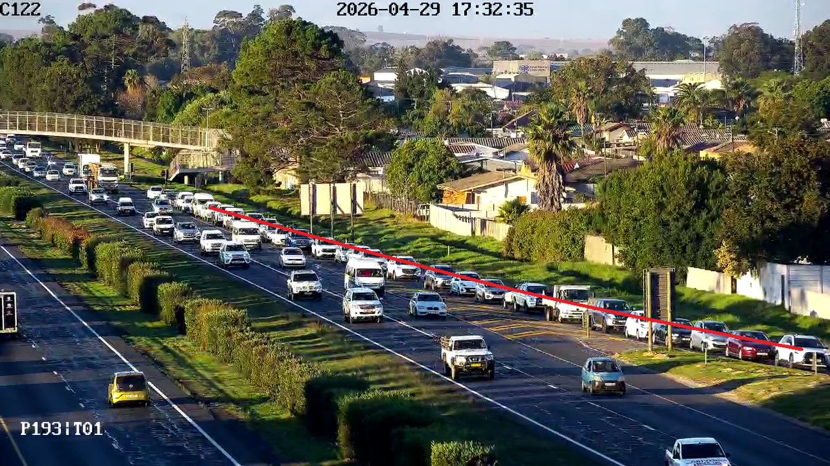 CapeTownFreeway's tweet image. Congestion: N1 Inbound at Brighton, expect delays. #BeTheChange