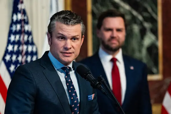 airnewsalerts's tweet image. U.S. Defence Secretary #PeteHegseth is facing questioning from lawmakers for the first time since President #DonaldTrump launched the war against Iran. 

Democrats have contested the war as a costly conflict of choice waged without congressional approval. 

Today's hearing before