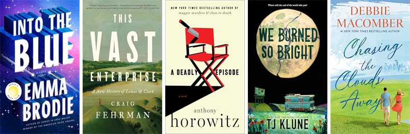 BHPLibrarian's tweet photo. This week the Berkeley Heights Free Public Library has 79 new books.  New items include Into the Blue, This Vast Enterprise, A Deadly Episode, We Burned So Bright, Chasing the Clouds Away, Captain Underpants, Love Song, Muskism, and Ghost Town. https://t.co/46JTcOvrMz https://t.co/cjZqwlgOYV