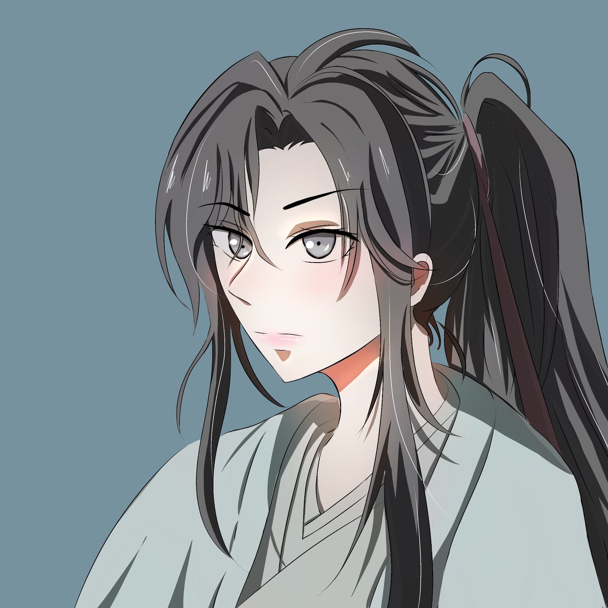 yilingoffcam's tweet image. I have too much free time as of late so I offer this random gusuxian art I made 🙂‍↕️#mdzs