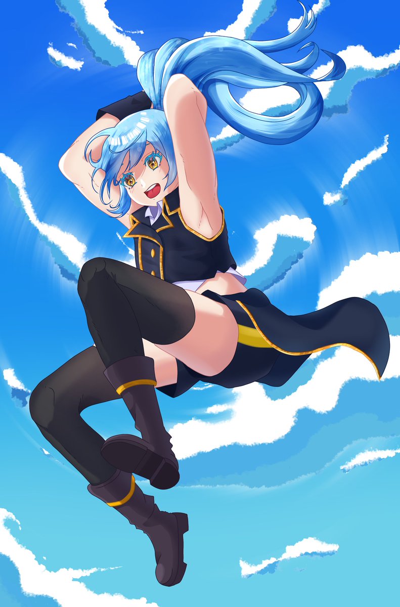 AlphaPyakh1's tweet photo. Rimuru in his idol outfit #リムル #転スラ https://t.co/8fOUvCIIFy