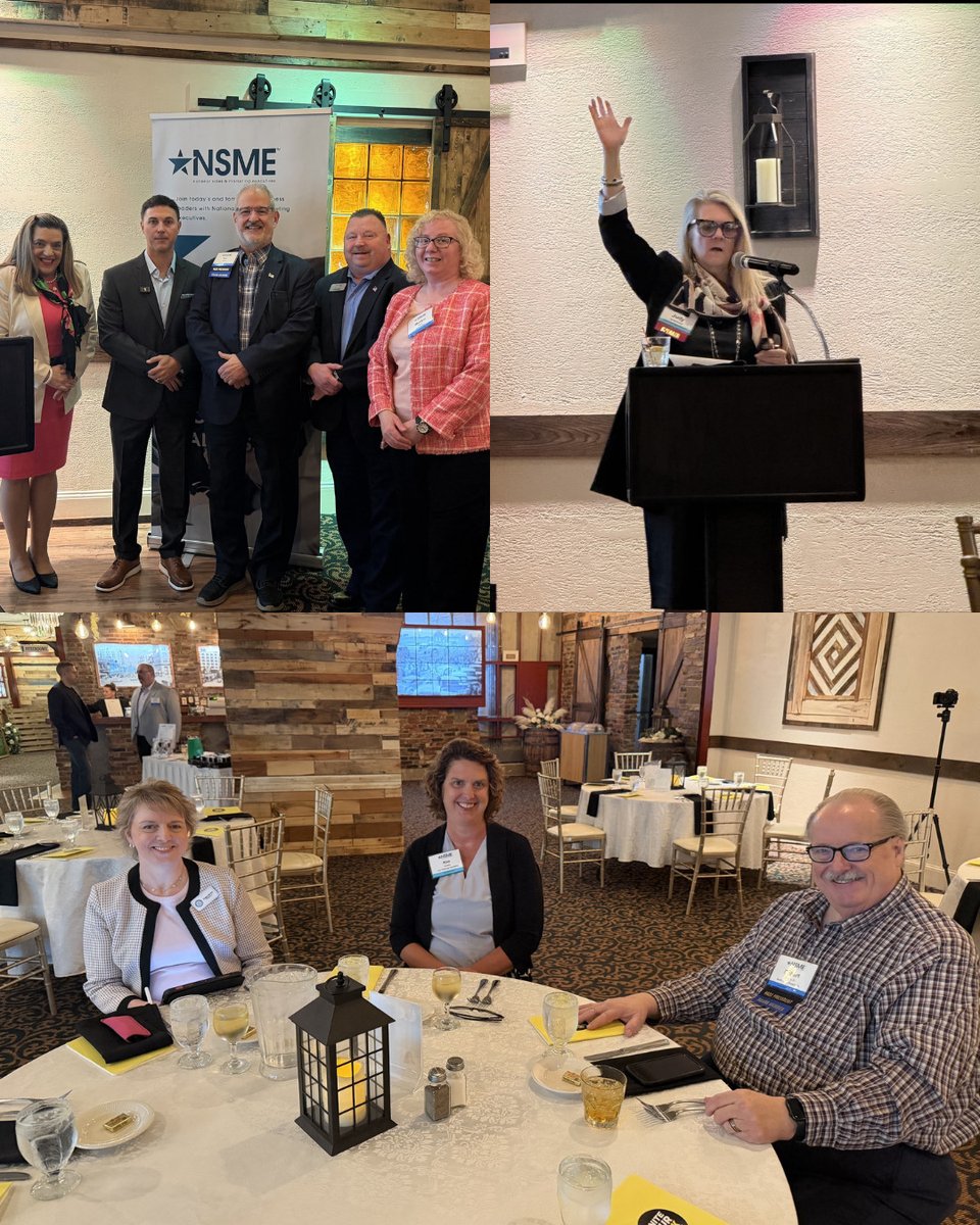 SACSconsulting's tweet photo. A great evening at the latest NSME dinner!

Members and guests came together for an evening of learning, networking, and conversation at Guy’s Party Center. Thank you to Todd Bertsch and Judy Bodenhamer for sharing their time, insight, and experience with the group! https://t.co/OSlBl4CK3J