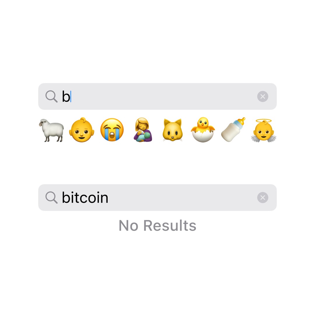 Nexo's tweet photo. Your phone has 3,900+ emojis and not one of them is Bitcoin.

Help us change that. Sign the petition.