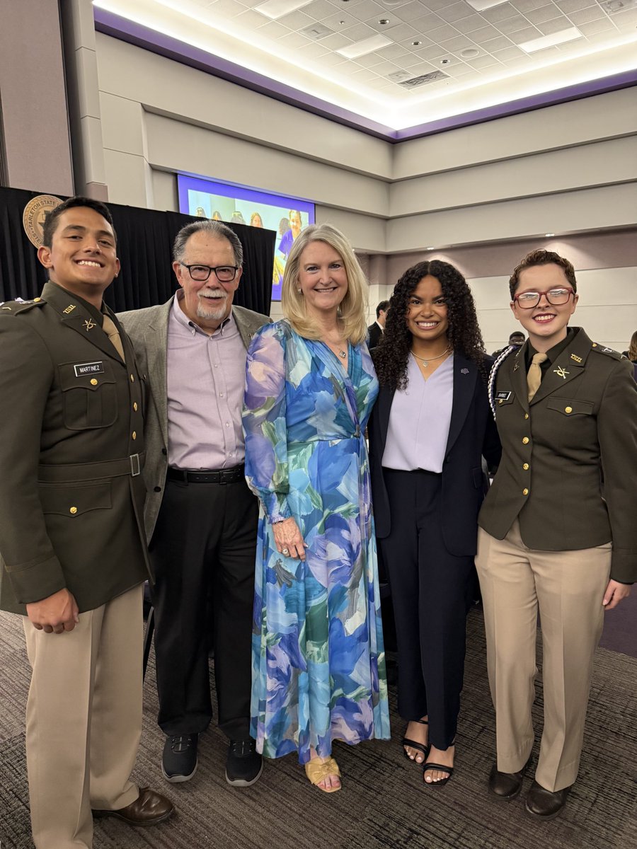 sherribphd's tweet image. A night to recognize and celebrate the hard work, accomplishments, and leadership of SGA. Well done Lauren &amp;amp; Dior! Congrats Maddy &amp;amp; Will, and thank you Nancy Turley for supporting a strong legacy of leadership! 💜 

#BleedPurple #tarletonstateuniversity #SGA