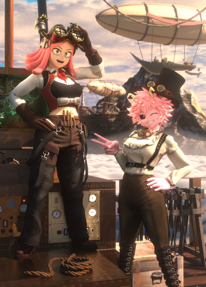Steampunk Mei and Mina ⚙️♨️