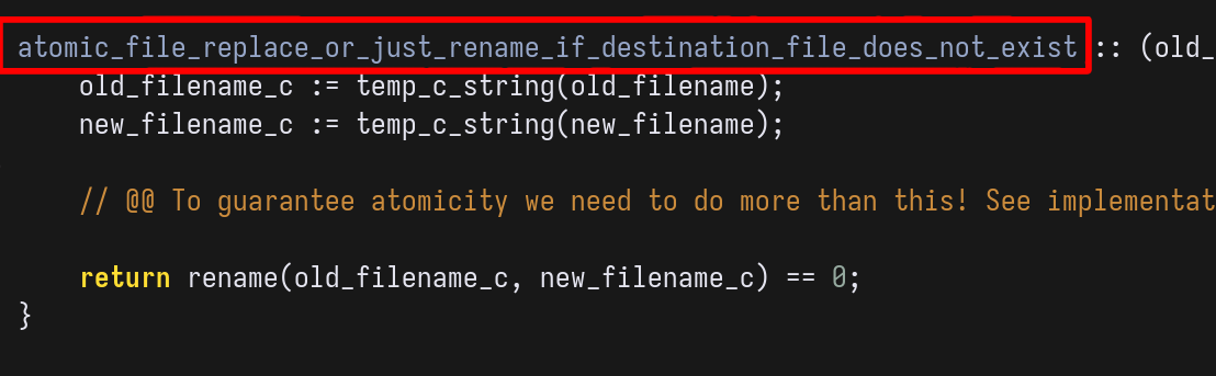 tsoding's tweet image. Everybody: naming is the hardest problem in programming.
Jai standard library: