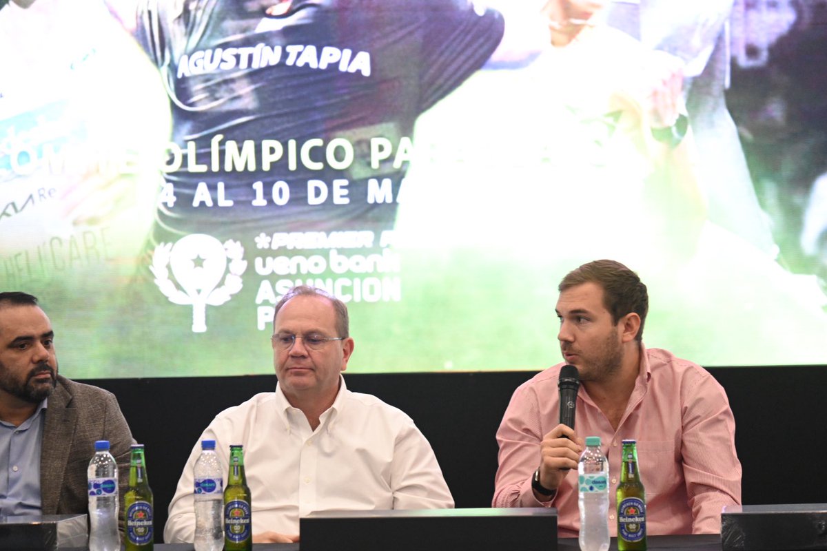 sndpy's tweet image. #Padel🎾 • El @premierpadel vuelve a #Paraguay🇵🇾💥

Acompañamos la presentación del Premier Padel Asunción P2, cita que trae consigo a los mejores exponentes de la disciplina🤩🔝

El evento será del 4 al 10 de mayo en el @coparaguay🥳✨️🙌🏼

#ElDeporteNosUne🤝🏼