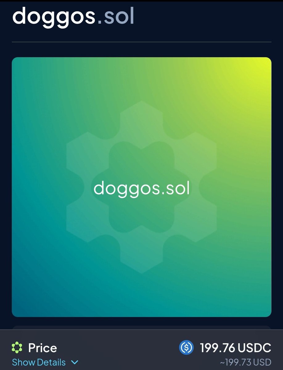 aboodsol's tweet image. Selling Doggos.sol for $200

#Doggos 
#nft