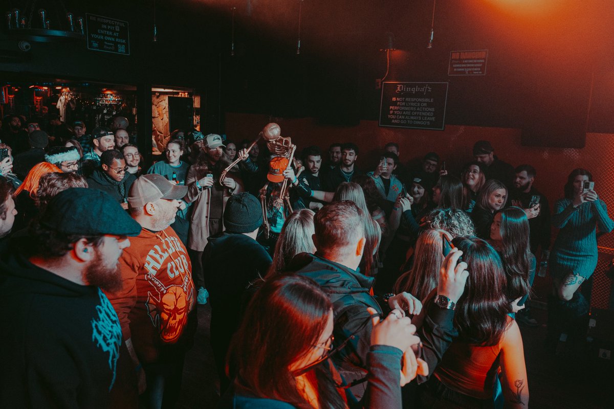 dylanmonument's tweet photo. We’ve done just about everything people expect bands to do at live shows. All that was left was to get a freaking piñata 🎊

📸: @AJCPhotographee 

#vocalist #singer #fyp #metalmusic #metalband https://t.co/cFELHAfpqQ