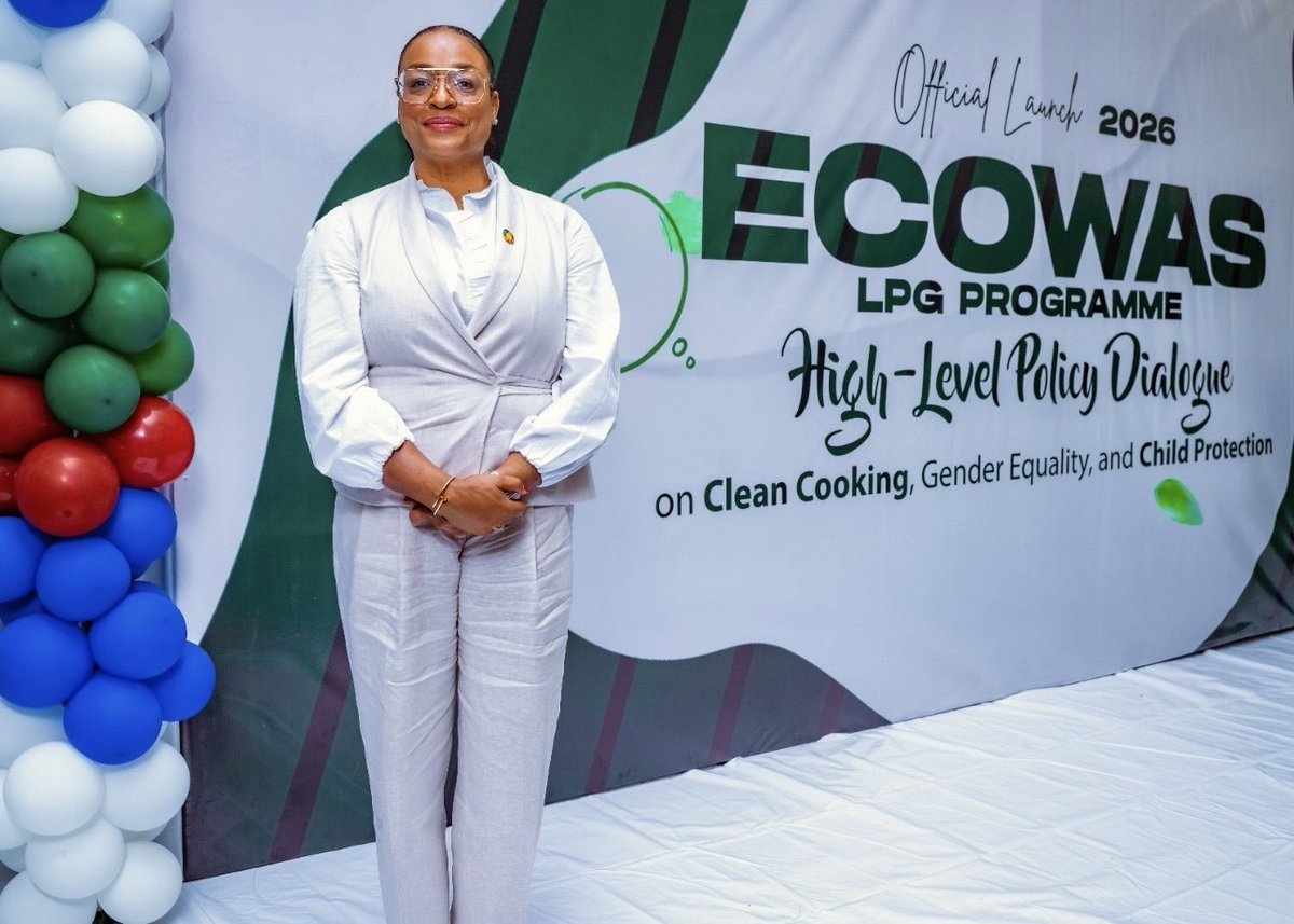 NBECKLEYLINES's tweet photo. The @ECREEE_ECOWAS High-Level Policy Dialogue on Clean Cooking, Gender Equality and Child Protection in Freetown yesterday was brilliant. I remain committed to helping Sierra Leone advance towards clean cooking solutions that empower women and strengthen livelihoods #WAIIS2026 https://t.co/ApHF2SEmkL