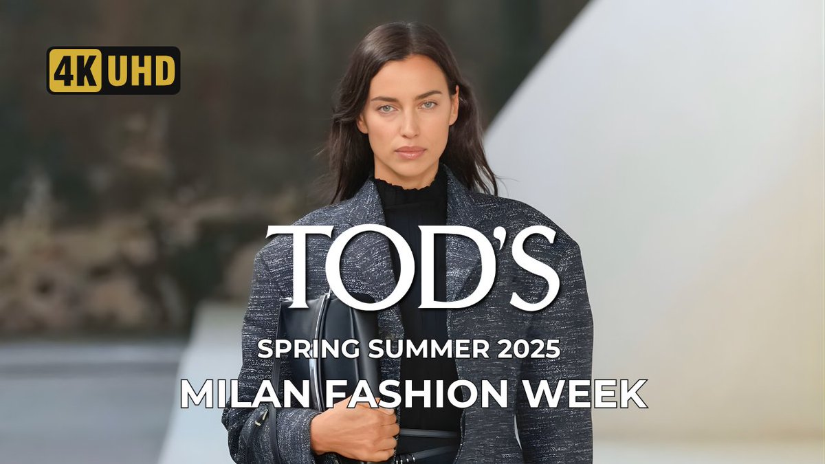 Brandibay1's tweet image. Tod’s Spring Summer 2025 — fluid silhouettes, reimagined leather, refined Italian elegance.

Watch the full show 👇
youtu.be/WXq1JfO2gA8
#Tods #SS25 #MFW #MilanFashionWeek #Runway #Fashion
