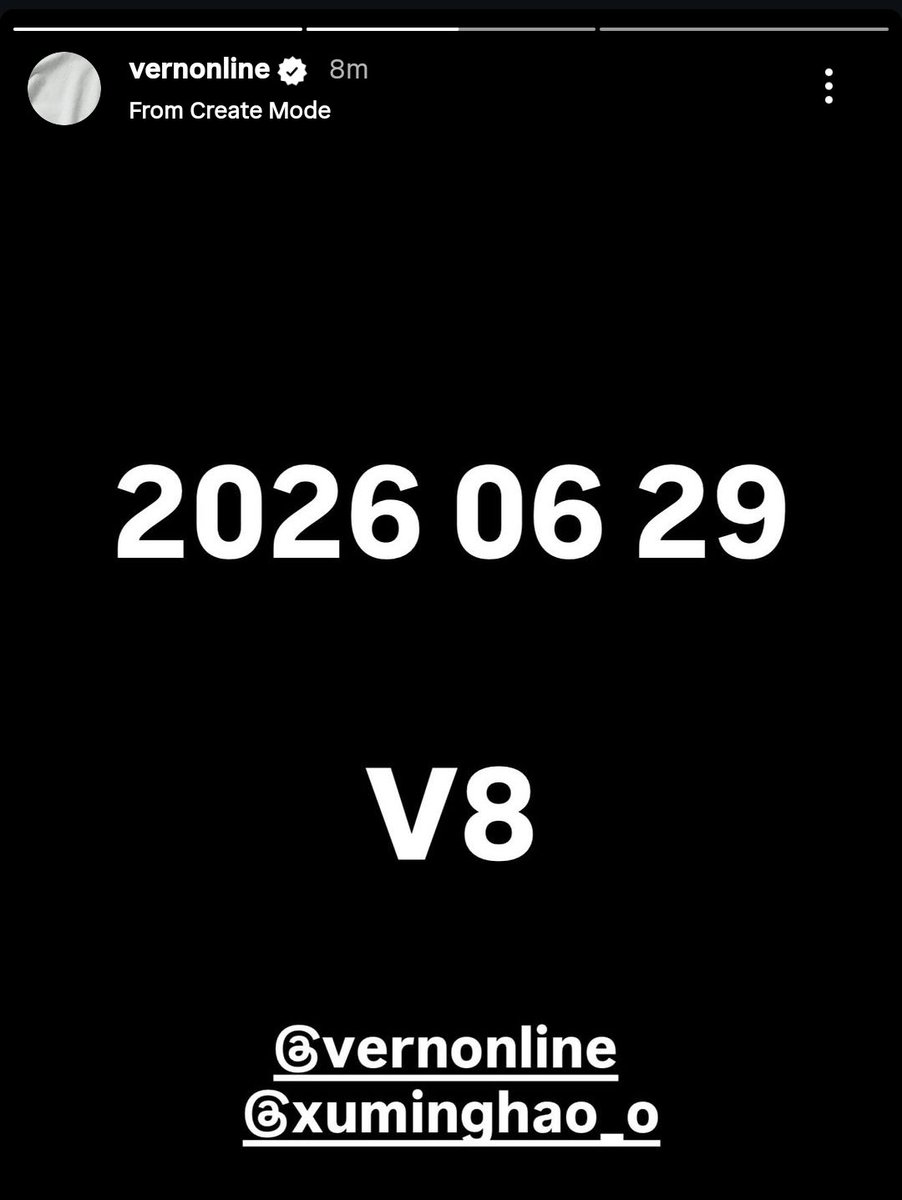 "from create mode" 💀 vernon you're hilarious please go bald again