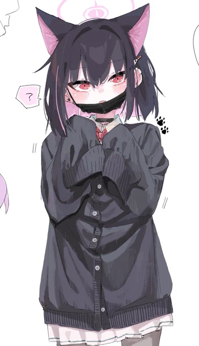 萌え袖カーディガン杏山カズサ