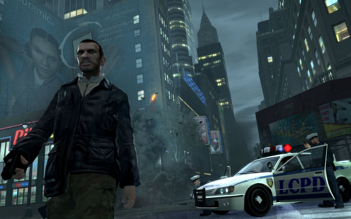 GTAWikiOfficial's tweet photo. Happy 18th anniversary to Grand Theft Auto IV!

On April 29 2008, GTA IV released to worldwide critical acclaim and is widely regarded as one of the greatest video games of all time (no bias here!) 

Read more about GTA IV on the GTA Wiki!

https://t.co/uVnlvDul7s https://t.co/w6ThDstzGM
