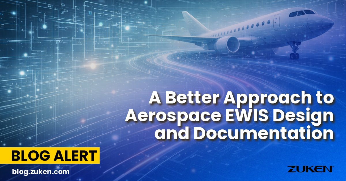 ZukenAmericas's tweet image. Strong EWIS design needs more than connectivity, it needs consistent documentation 📊

Keep schematics, harness data &amp;amp; reports in sync for better traceability 📐

Learn more on the Zuken blog. okt.to/yqRKmb

#Engineering #ZukenBlog #WireHarness #ZukenUSA