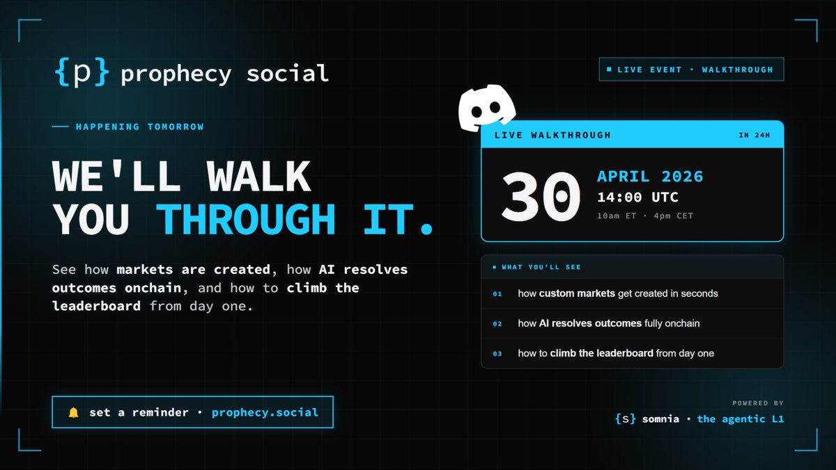 Prophecy Social tweet media