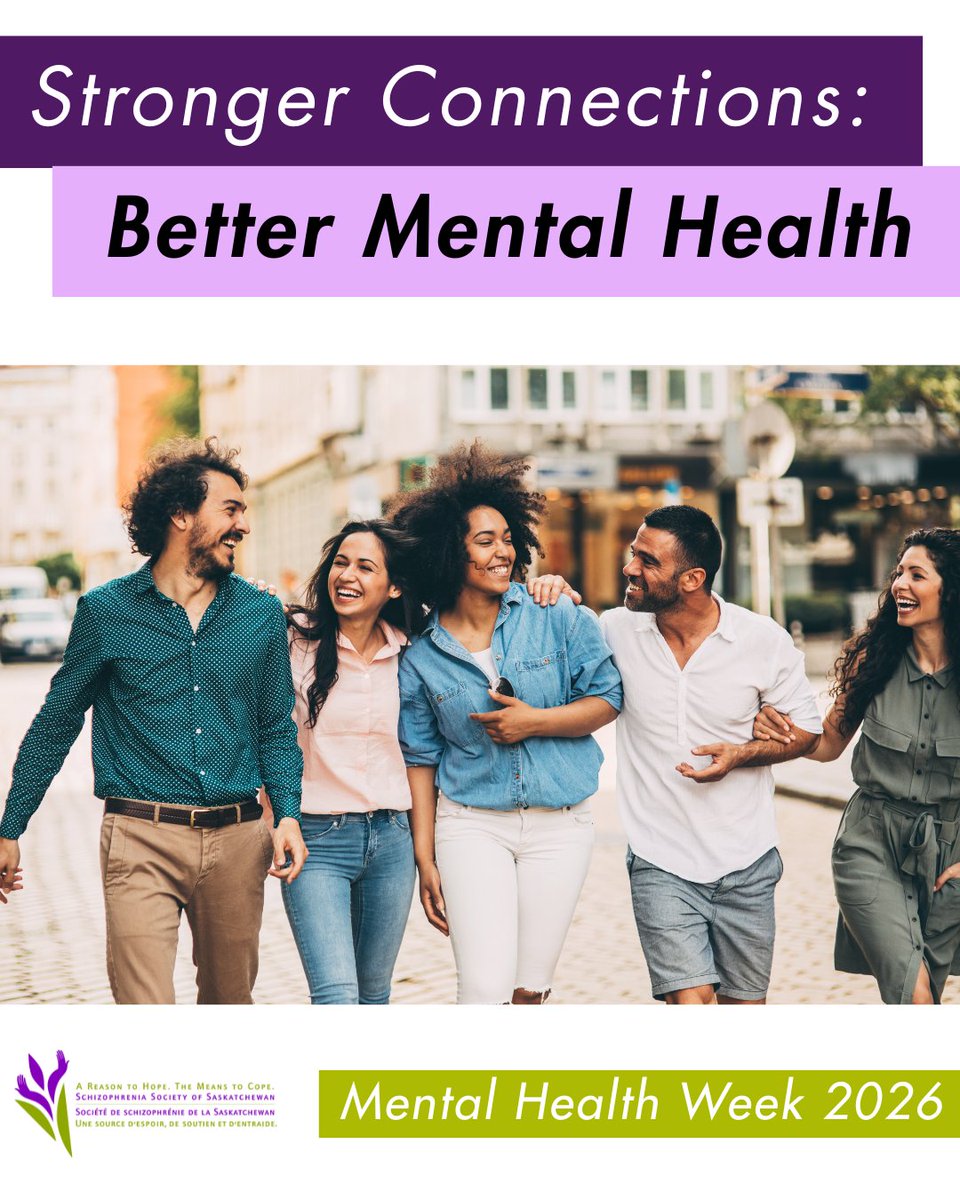 SZSask's tweet photo. May 4th-10th is Mental Health Week, and we're excited to explore the theme: “Stronger Connections: Better Mental Health.” Join us as our program participants, volunteers and staff share their insights on what this means to them. We hope you’ll join in the conversation! https://t.co/CSNyYOlk8D