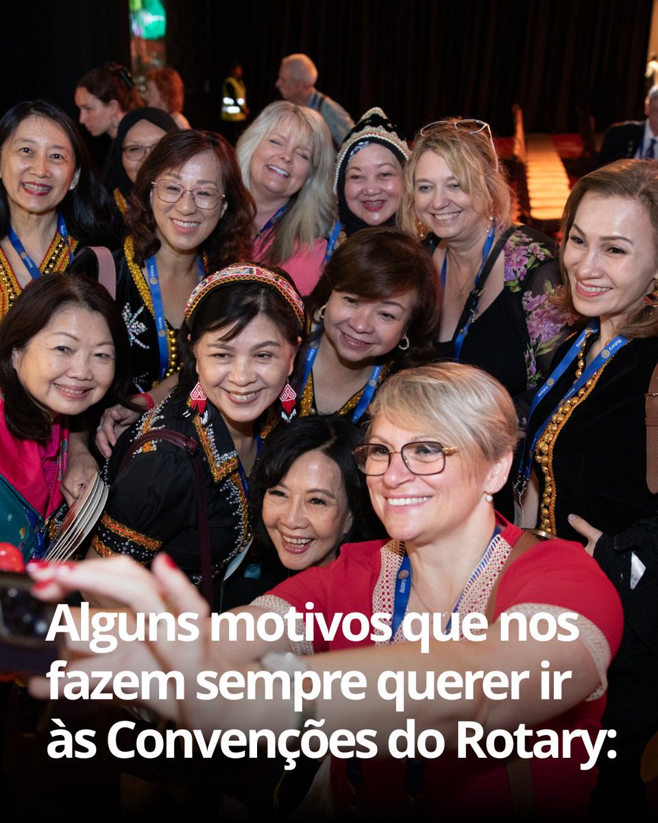 RotaryBrasil's tweet image. Palestrantes renomados, formação de amizades e renovação do nosso propósito tornam as Convenções do #Rotary inesquecíveis.
 
Esperamos que possa comparecer ao evento de 2026 em Taipei! 🫶

Confira algumas das coisas prediletas de quem vai à Convenção: on.rotary.org/49ifhWh
