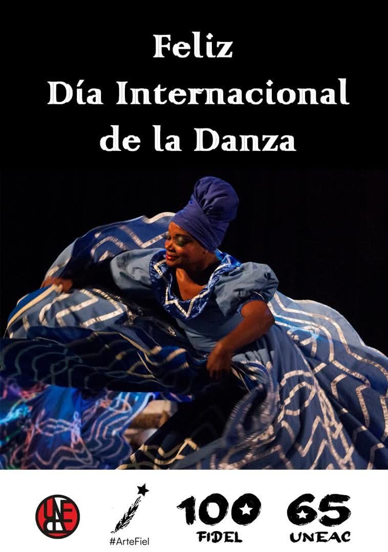 UNEAC_online's tweet image. 🇨🇺¡Este es un país que danza!🩰

Saludamos a todos los artistas de la manifestación en el #DíaInternacionalDeLaDanza. 

Honremos la inmensa tradición de este arte en Cuba y el ejercicio cotidiano de tantos profesionales. 

#ArteFiel 
#65Uneac 
#LaCulturaEsLaPatria