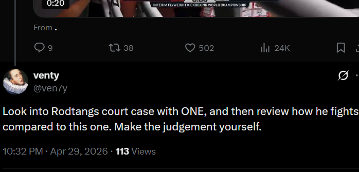 SlipperBoxing's tweet photo. The cope is getting pretty crazy https://t.co/gPv2muVfHv