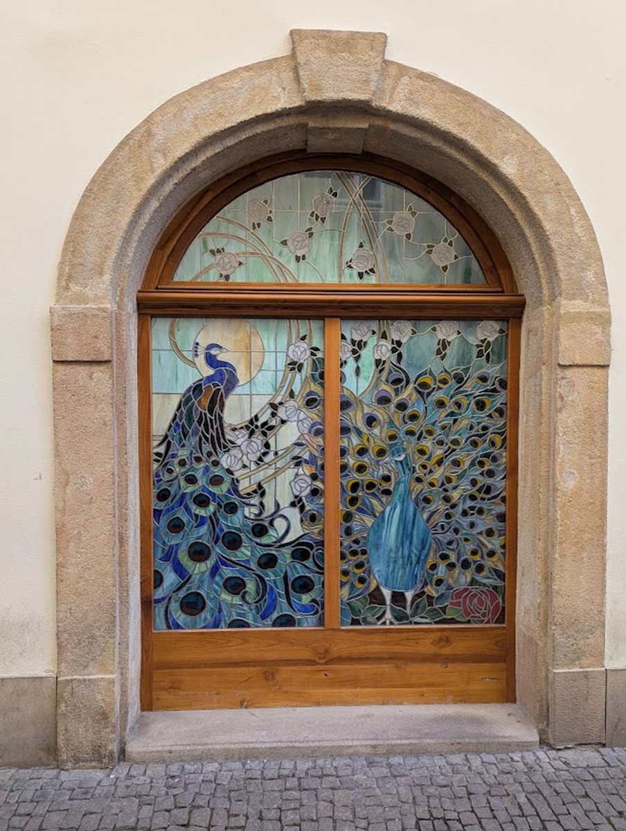 MarjeMolder's tweet image. #WindowsOnWednesday ...window, door or wall? Taken by my son in Prague.