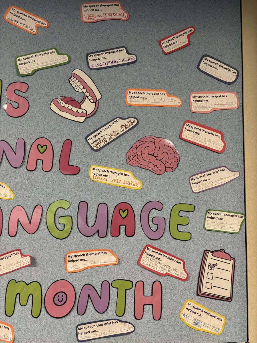egelsner's tweet image. Friday is the first day of National Speech Language Hearing Month. I am grateful for all my SLP buddies who help kiddos become functional communicators everyday, but especially this month!!! 🦻🏽👄💭🧩🩵

@OLE_Leopards #NSLHM #Speech #Gratitude #SLP