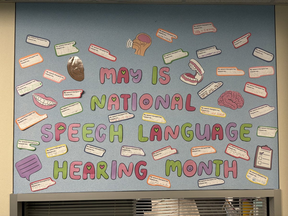 egelsner's tweet image. Friday is the first day of National Speech Language Hearing Month. I am grateful for all my SLP buddies who help kiddos become functional communicators everyday, but especially this month!!! 🦻🏽👄💭🧩🩵

@OLE_Leopards #NSLHM #Speech #Gratitude #SLP