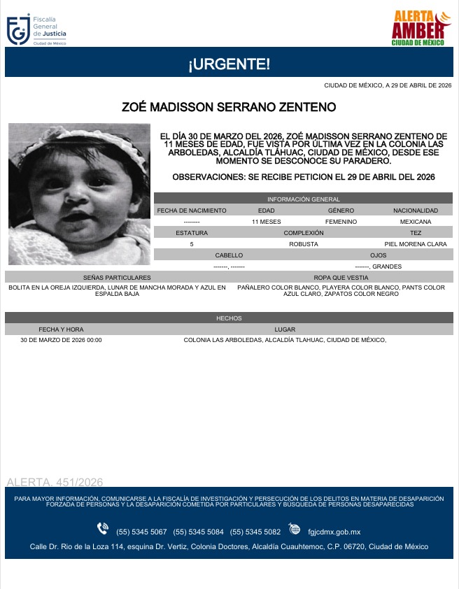 Alerta Amber CDMX tweet media