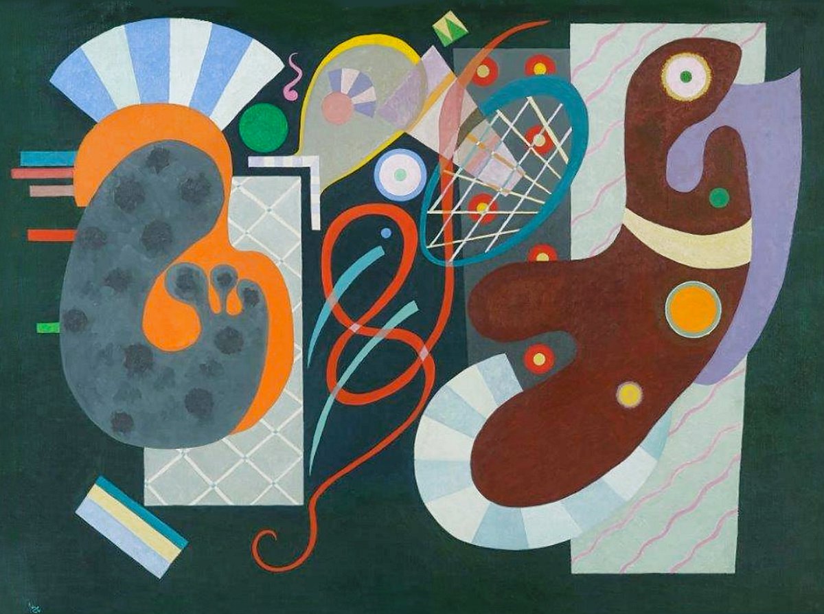 LuizSantosMusic's tweet image. Wassily Kandinsky. Red Knot.1936 (oil,canvas) Solomon R. Guggenheim Museum in New York, USA. 
#art #arts #finearts #painter