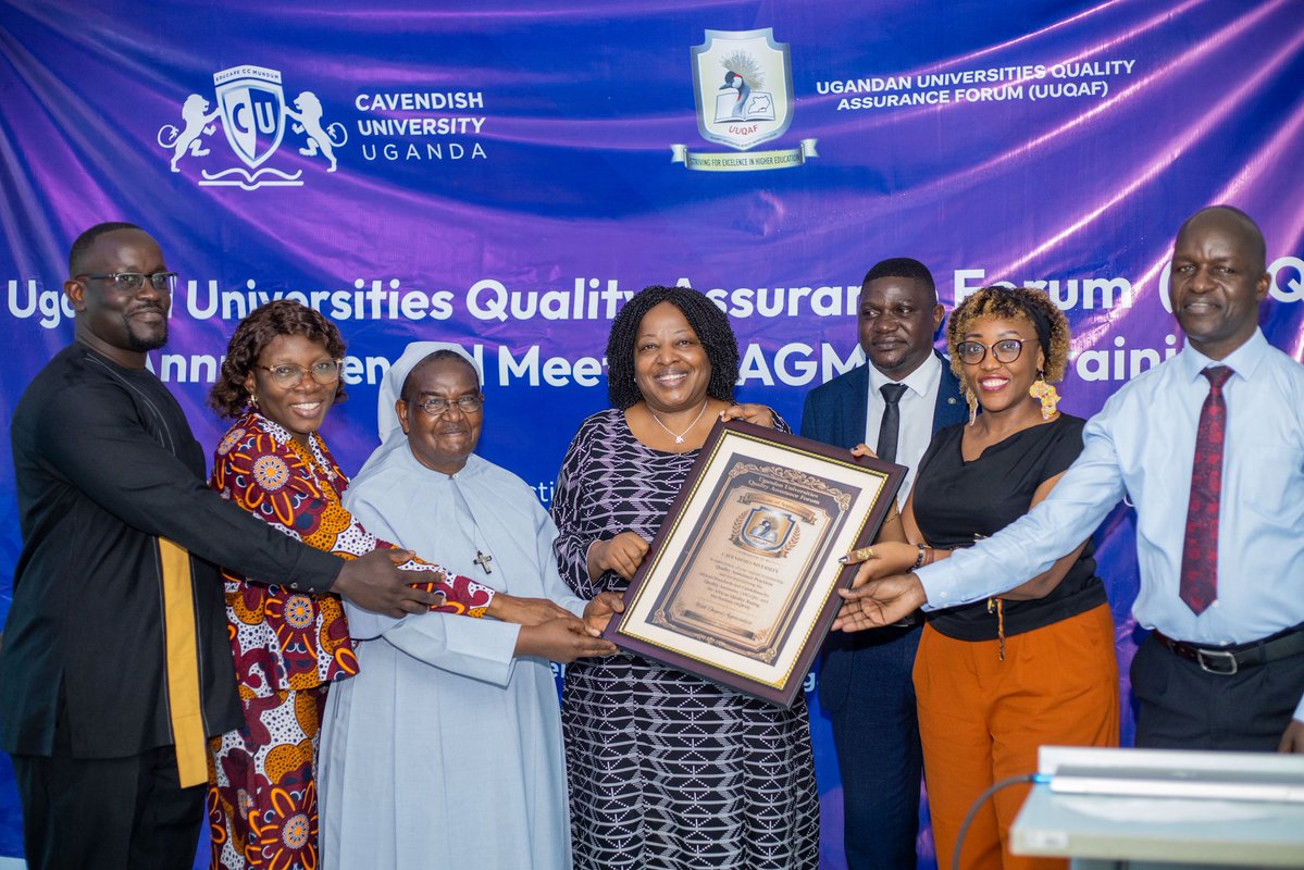CavendishUg's tweet image. On April 24th, 2026, Cavendish University Uganda hosted the UUQAF AGM, focusing on quality assurance, assessment, and regional collaborations. 

We're committed to shaping the future of higher education in Uganda! 🎓✨ #QualityAssurance #HigherEducation #Leadership