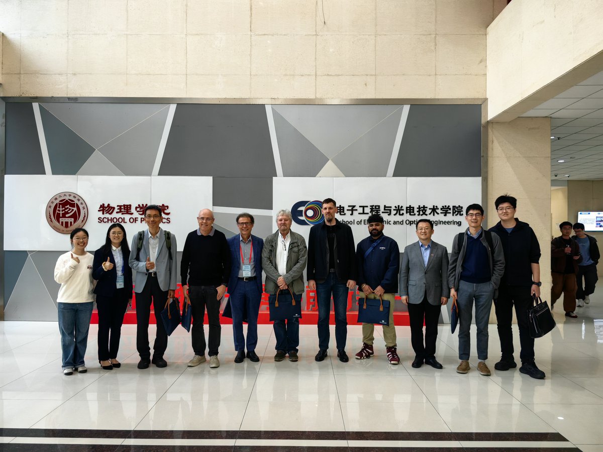 SCILab_NJUST's tweet photo. International scholars' visit to our lab on April 24!

Welcome:
Prof. Wolfgang Osten -TU Stuttgart
Prof. Pin Han -NCHU
Prof. Nikolay Petrov -ITMO
Prof. Armando Albertazzi -UFSC
Prof. Luigi Rovati -UNIMORE
Prof. Renjie Zhou -CUHK
Dr. Ganesh M. Balasubramaniam -NTU

#NJUST #SCILab https://t.co/QP9AvjqqDE