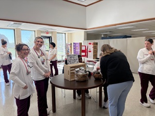 southsidevacc's tweet image. From the classroom to the community 💙

Keysville ADN students are putting their skills into action offering blood pressure and blood sugar checks at a local health fair and stepping into a simulated trauma bay during Project IMPACT at Nottoway High School. 

#SVCC #PantherPride