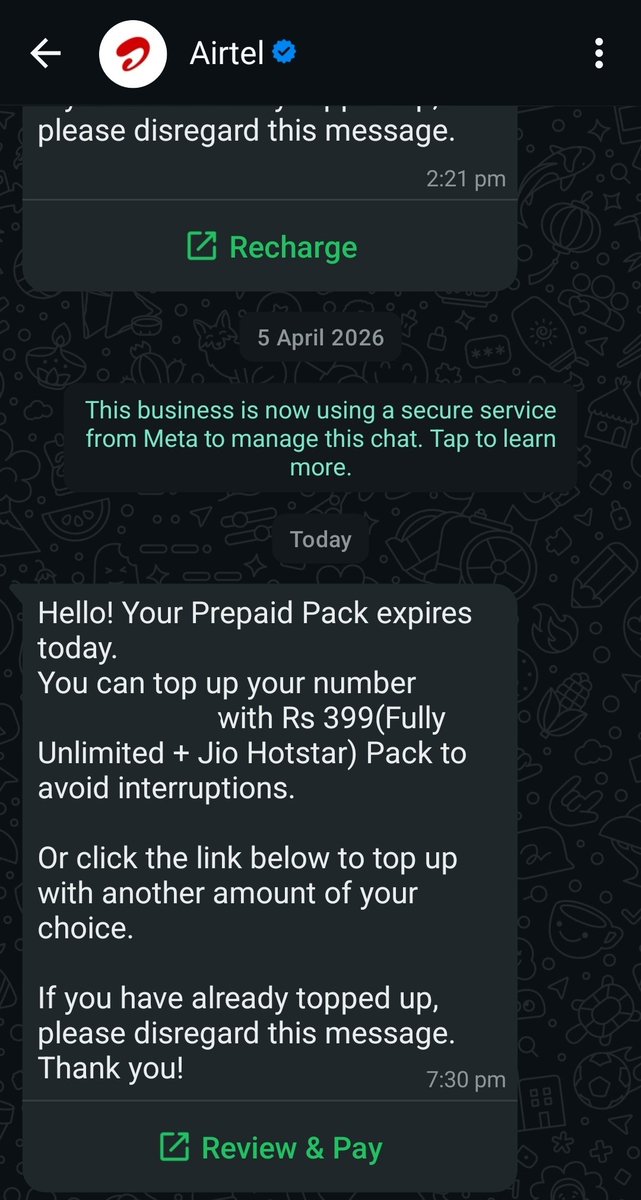 Su_mitRoy's tweet image. Seriously, @Airtel_Presence @airtelindia? I've already recharged my SIM, yet I'm still getting these messages. What gives? Are you not happy with my plan? 🤔 #Recharge #SIM #Messages #Plan