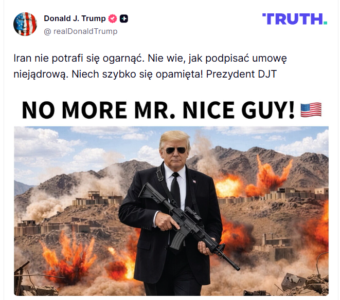GPW_Trader2022's tweet photo. Wtorek Skrót info ze Świata🌐cz. 2⃣ godz.18:00
-🇺🇸Trump: blokada morska Iranu potrwa miesiące
-🛢️ropa +6%, koksowy +3%, złoto -1%, gaz +3%
-⚖️Zaorski prawomocnie skazany. Kolejne sprawy
- 🇵🇱 Min.Klimatu : z JSW⚒️ do odejścia 4270 osób 
-🇷🇺Rosja i Kongo🇨🇬 chcą  współpracę wojskową
-🇷🇺Rosja nie pokaże sprzętu wojskowego na paradzie zwycięstwa II Wojny Światowej
-🇲🇱 Francja ewakuuje obywateli z Mali. Wojna domowa
- rial z Arabii Saud. najsłabszy do dolara w historii
-🫰Pentagon: wojna w Iranie to już 25 mld $
- IPO SpaceX: Elon Musk jest nieusuwalny ze spółki
- 🏘️rekord od 2024 nowych budów domów w USA
-🇺🇸Trump: jak Iran nie odda uranu to blokada nigdy nie zostanie zniesiona
-⚠️kolejne skróty dziś na kanale subskrypcji
-⛽️zapasy paliw w USA spadają, a ceny rekordowe
-🏦KNF zatwierdził prospekt IPO "Nasz Prąd"
- 🇨🇿 Rekordowo niskie spożycia🍺piwa w Czechach
-⛽️ceny max paliw 30.IV: Pb95: 6,28zł : ON: 7,14zł
- 🚗bardzo silny spadek zysków Volvo
- 🐸Żabka celuje w 20 000 sklepów

-Skrót poprzedni:
https://t.co/0sjeecj835