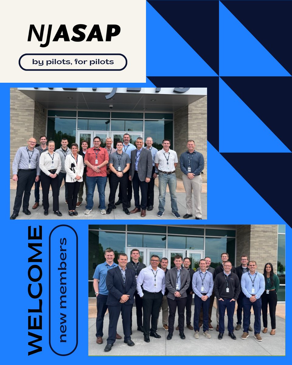 NJASAP's tweet image. Congratulations! 🥳 The April 20 new hire class graduates from indoc today, taking a big step forward in their careers as NetJets pilots. NJASAP is thrilled to recognize this achievement and to support you as you continue your journey. ✈️

#UnionStrong #aviation #pilots