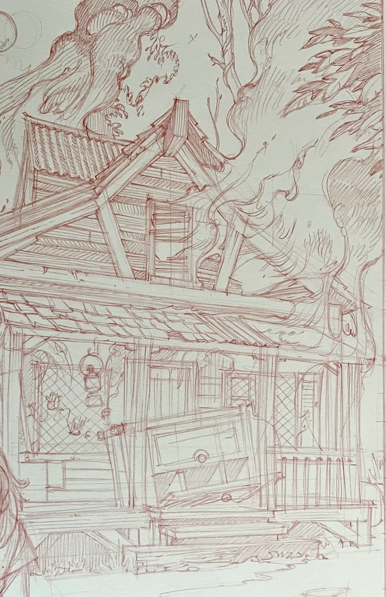 GR_comics's tweet photo. background in progress 
partial pencils detail

#makingcomics #SecretProject https://t.co/NWTNsNXWDc