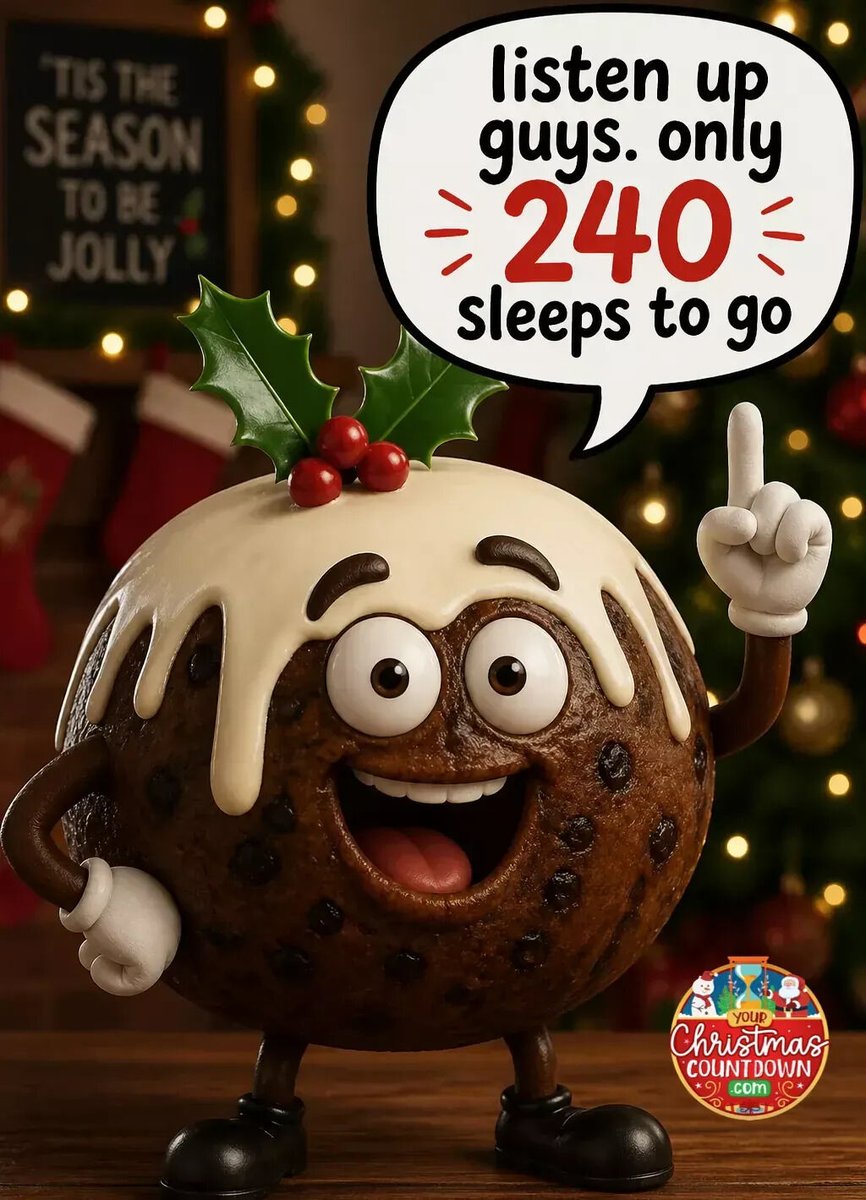 christmas_clock's tweet image. 240 SLEEPS UNTIL #CHRISTMAS! 😴
 👉 YourChristmasCountdown.com 🎄🎅